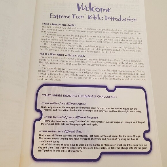 Extreme Teen Bible-NKJV: No Fears, No Regrets, Just a Future with a Promise - Picture 15 of 16